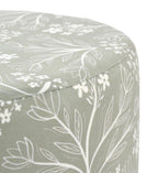 NACIA Elegant Ottoman Stool - Soft Cushioned Top for Seating & Footrest - Space-Saving, Stylish Design for Living Room, Bedroom & Office Spaces