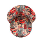 NACIA Velvet Printed Ottoman Chair with Stool Combo | Dressing Table Chair for Bedroom Makeup Room Decor | Modern Upholstered Ottoman with Wooden Legs for Living Room & Home