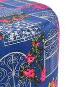 NACIA Elegant Ottoman Stool - Soft Cushioned Top for Seating & Footrest - Space-Saving, Stylish Design for Living Room, Bedroom & Office Spaces