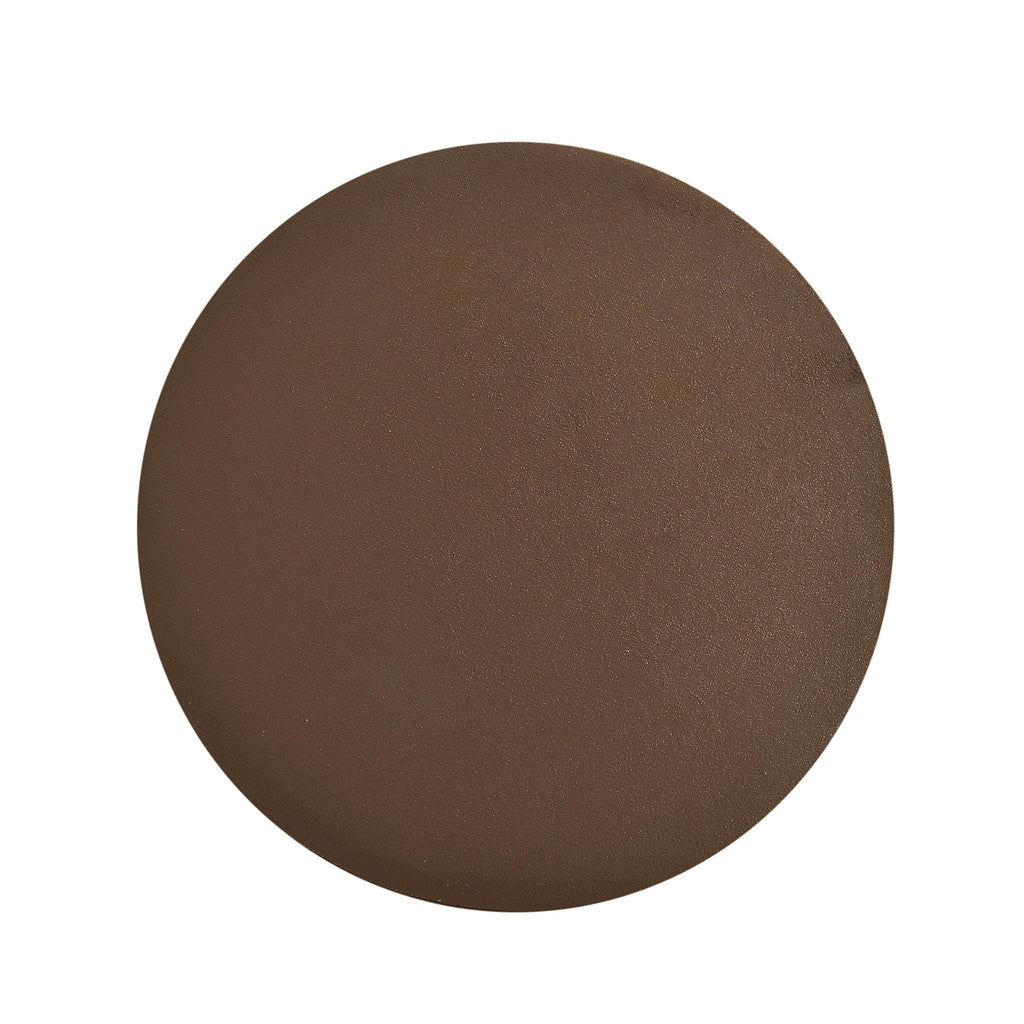 NACIA Ottoman Pouffe Stool for Living Room | Round Cushioned Footstool with Wooden & Gold Metal Legs | Dressing Table Chair for Home Decor, Bedroom & Balcony Use