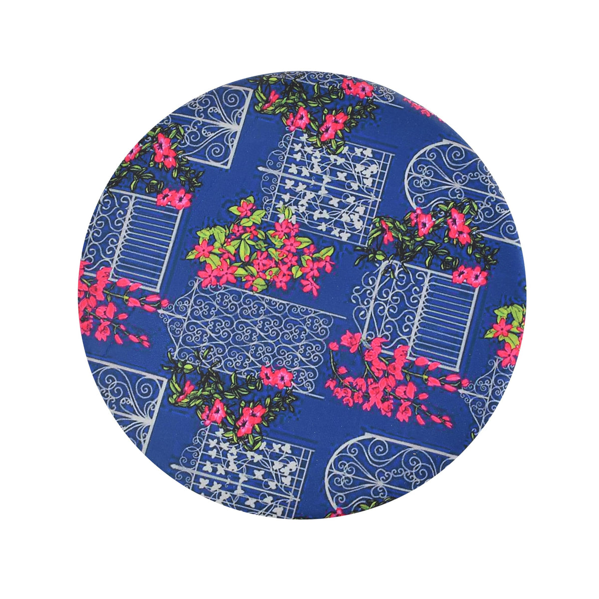 NACIA Elegant Ottoman Stool - Soft Cushioned Top for Seating & Footrest - Space-Saving, Stylish Design for Living Room, Bedroom & Office Spaces