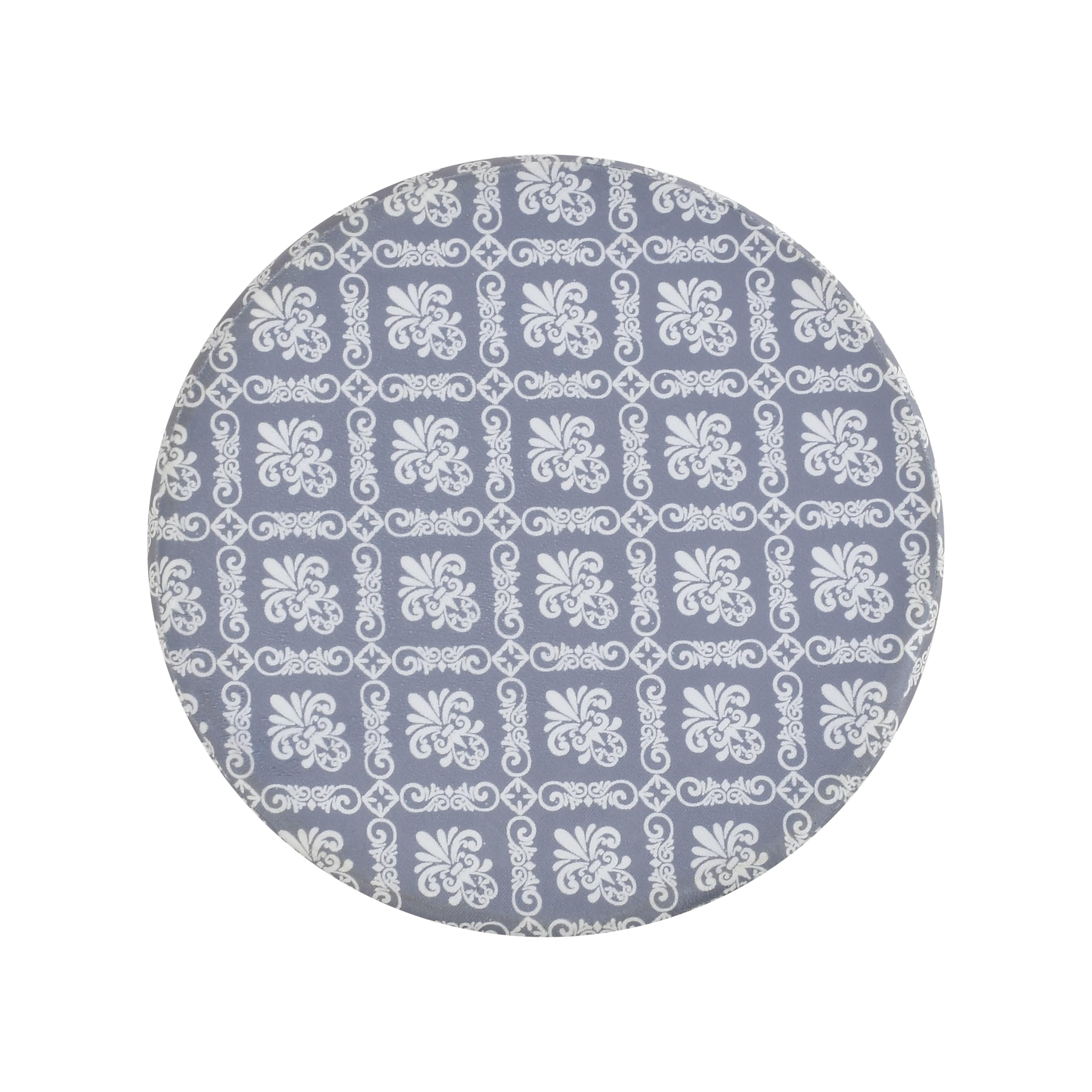NACIA Elegant Ottoman Stool - Soft Cushioned Top for Seating & Footrest - Space-Saving, Stylish Design for Living Room, Bedroom & Office Spaces
