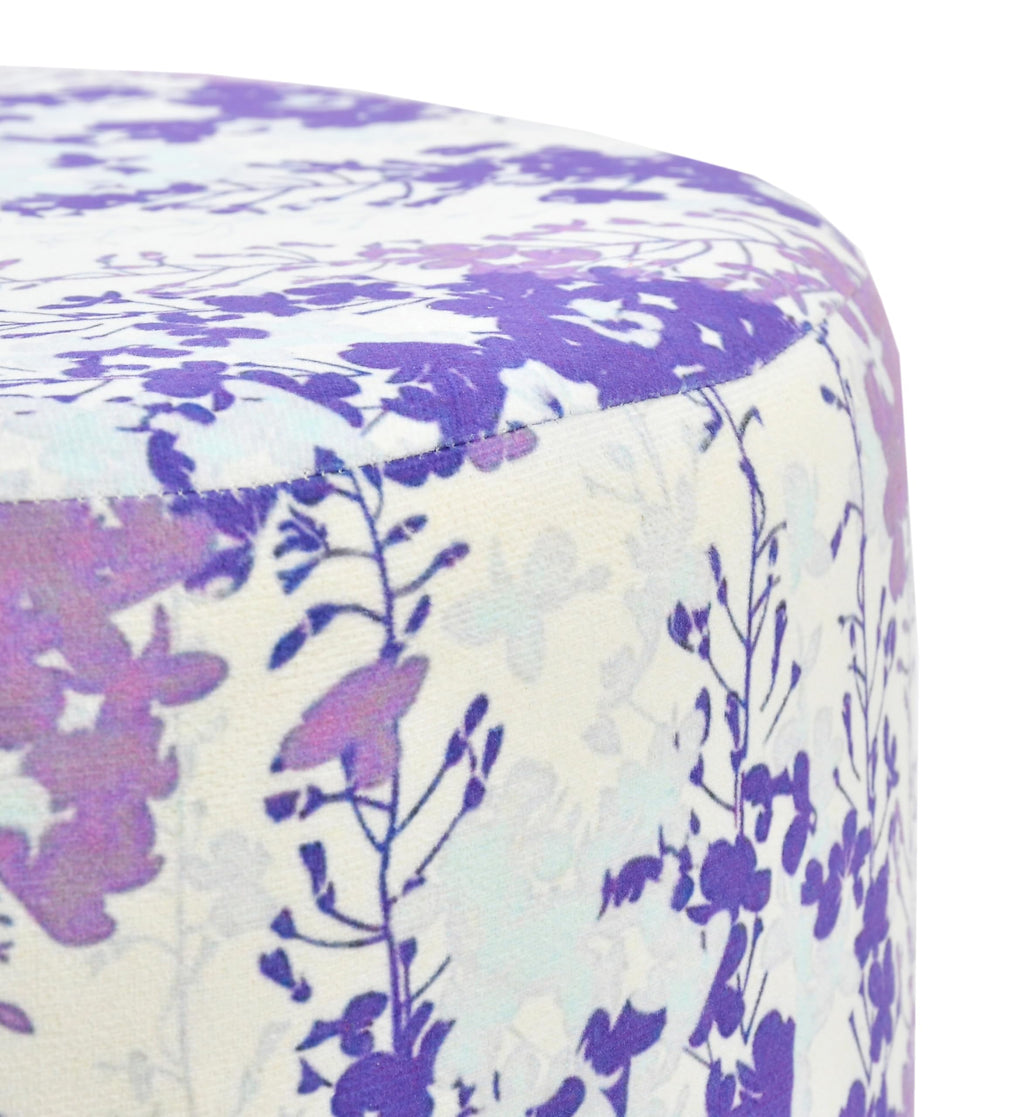 NACIA Elegant Ottoman Stool - Soft Cushioned Top for Seating & Footrest - Space-Saving, Stylish Design for Living Room, Bedroom & Office Spaces