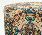NACIA Elegant Ottoman Stool - Soft Cushioned Top for Seating & Footrest - Space-Saving, Stylish Design for Living Room, Bedroom & Office Spaces