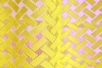 NACIA Criss Cross Net Semi Sheer Curtains | Geometric Door Curtains with Eyelet Rings | Light Filtering Polyester Curtains for Living Room and Bedroom