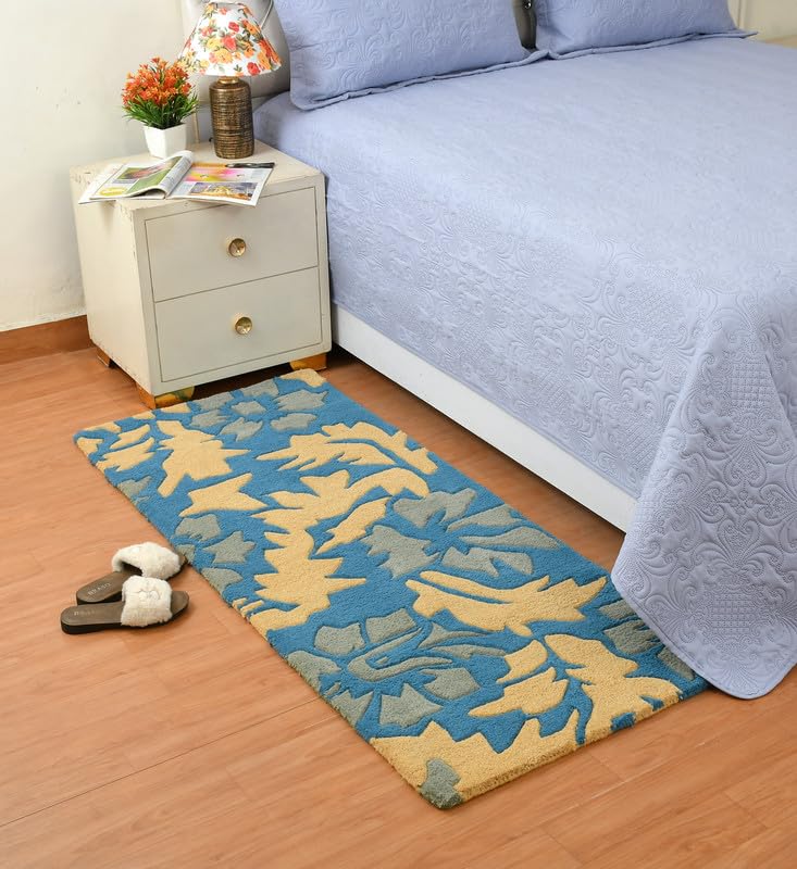 NACIA Floor Mat Runner Rug | Non Slip Bathroom Carpet | Soft Absorbent Anti Skid Door Mat | Machine Washable Bedroom, Living Room Rug | Decorative Long Floor Runner