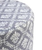 NACIA Elegant Ottoman Stool - Soft Cushioned Top for Seating & Footrest - Space-Saving, Stylish Design for Living Room, Bedroom & Office Spaces