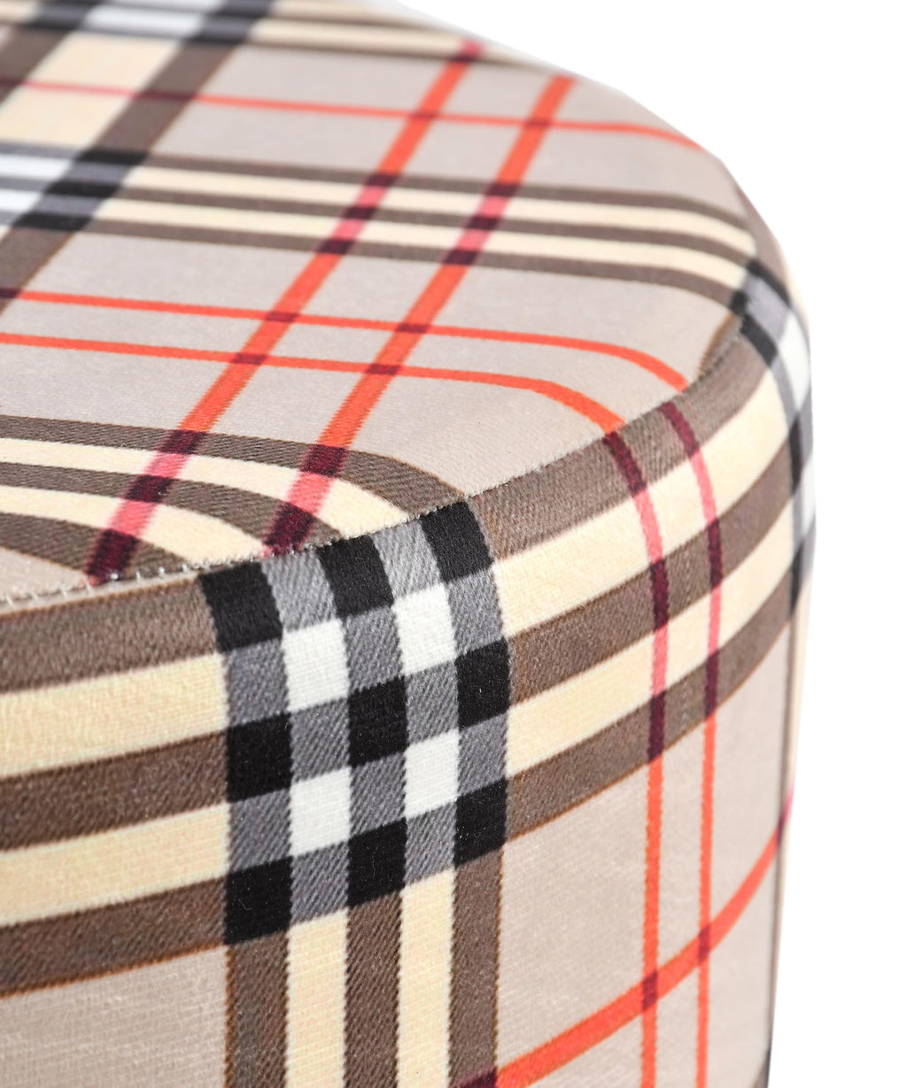 NACIA Elegant Ottoman Stool - Soft Cushioned Top for Seating & Footrest - Space-Saving, Stylish Design for Living Room, Bedroom & Office Spaces