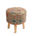 NACIA Printed Ottoman Set of 2 for Home Living Room Decor