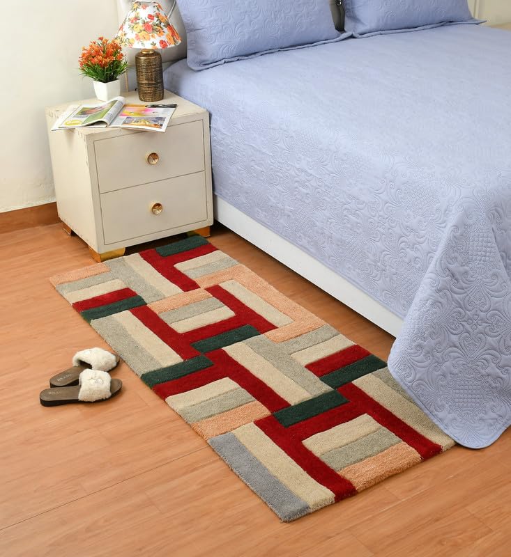 NACIA Floor Mat Runner Rug | Non Slip Bathroom Carpet | Soft Absorbent Anti Skid Door Mat | Machine Washable Bedroom, Living Room Rug | Decorative Long Floor Runner