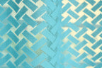 NACIA Criss Cross Net Semi Sheer Curtains | Geometric Door Curtains with Eyelet Rings | Light Filtering Polyester Curtains for Living Room and Bedroom