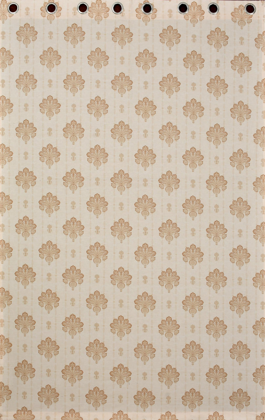 NACIA Cotton Room Darkening Printed Eyelet Curtains for Door, Long Door and Window | Geometric Printed Curtain Panel for Living Room and Bedroom | Grommet Window Drapes