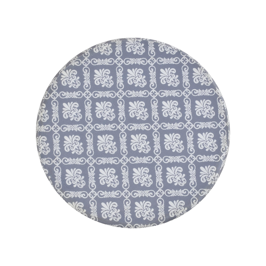 NACIA Elegant Ottoman Stool - Soft Cushioned Top for Seating & Footrest - Space-Saving, Stylish Design for Living Room, Bedroom & Office Spaces