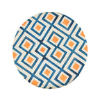 NACIA Elegant Ottoman Stool - Soft Cushioned Top for Seating & Footrest - Space-Saving, Stylish Design for Living Room, Bedroom & Office Spaces