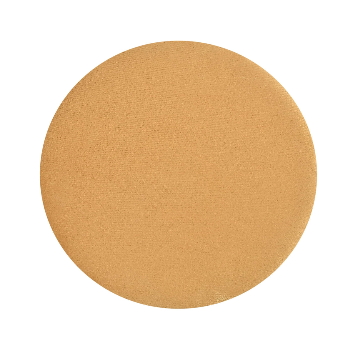 NACIA Ottoman Pouffe Stool for Living Room | Round Cushioned Footstool with Wooden & Gold Metal Legs | Dressing Table Chair for Home Decor, Bedroom & Balcony Use