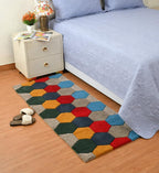 NACIA Floor Mat Runner Rug | Non Slip Bathroom Carpet | Soft Absorbent Anti Skid Door Mat | Machine Washable Bedroom, Living Room Rug | Decorative Long Floor Runner