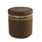 NACIA Wooden Ottoman Stool for Living Room, Ottoman pouffes for Sitting, Puffy Chair Bench for Home Decor, Ottoman & Stools, Footrest Pouf Foot Stool for Office Room Décor
