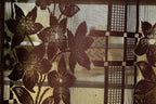 NACIA Heavy Polyester Net Semi Sheer Curtains for Door | Floral Design Grommet Curtains | Semi Transparent Window Drapes for Living Room Bedroom Home Décor